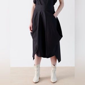 Zero + Maria Cornejo Black Geometric Skirt NWT ~ Size 2